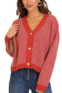 Chevron Cardigan