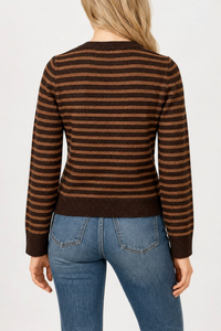 Everyday Striped Cardigan