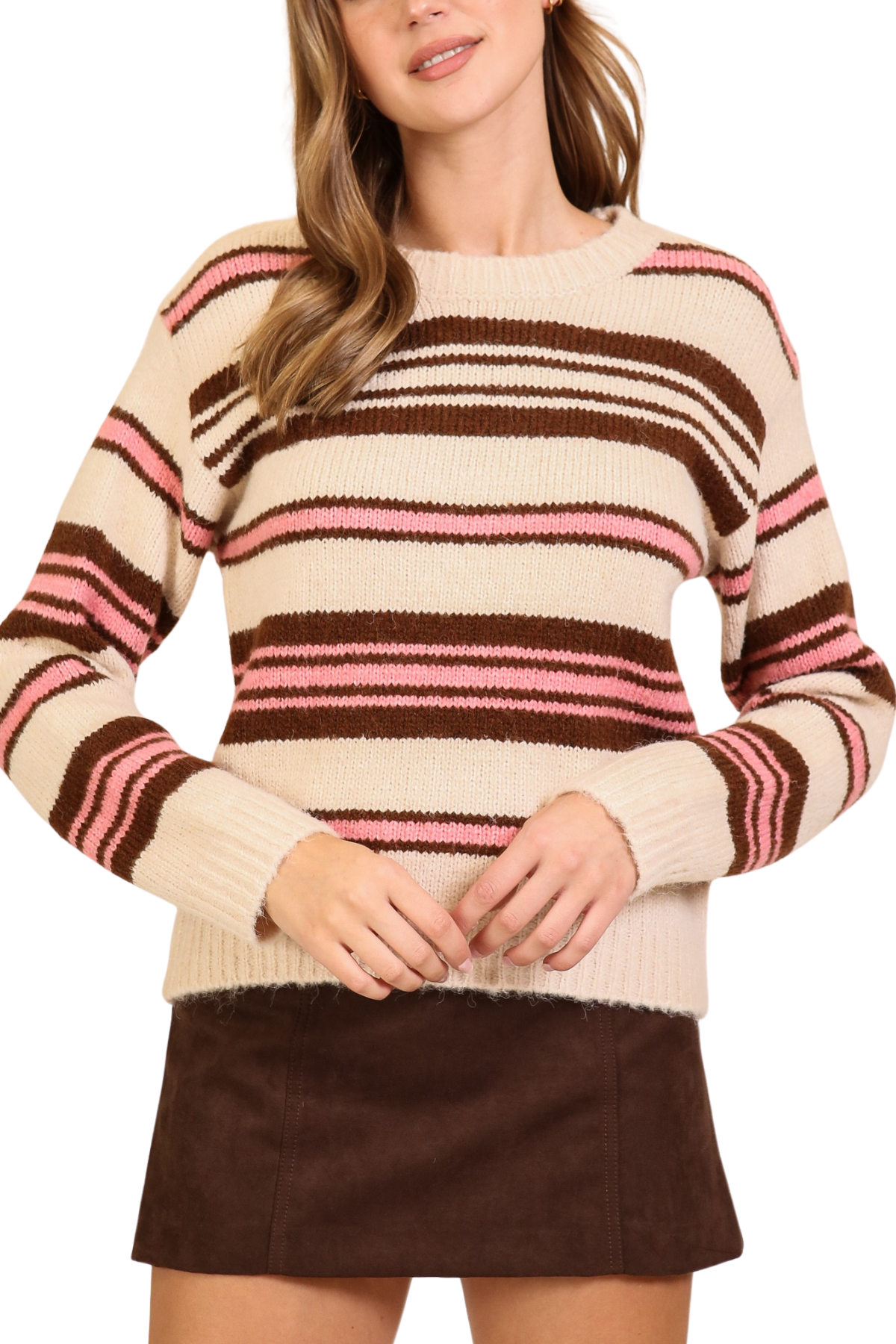 Sunset Stripe Knit Sweater