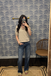 Michael Stars Quinn Puff Sleeve Ribbed Top
