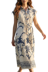 Button Down Midi Dress