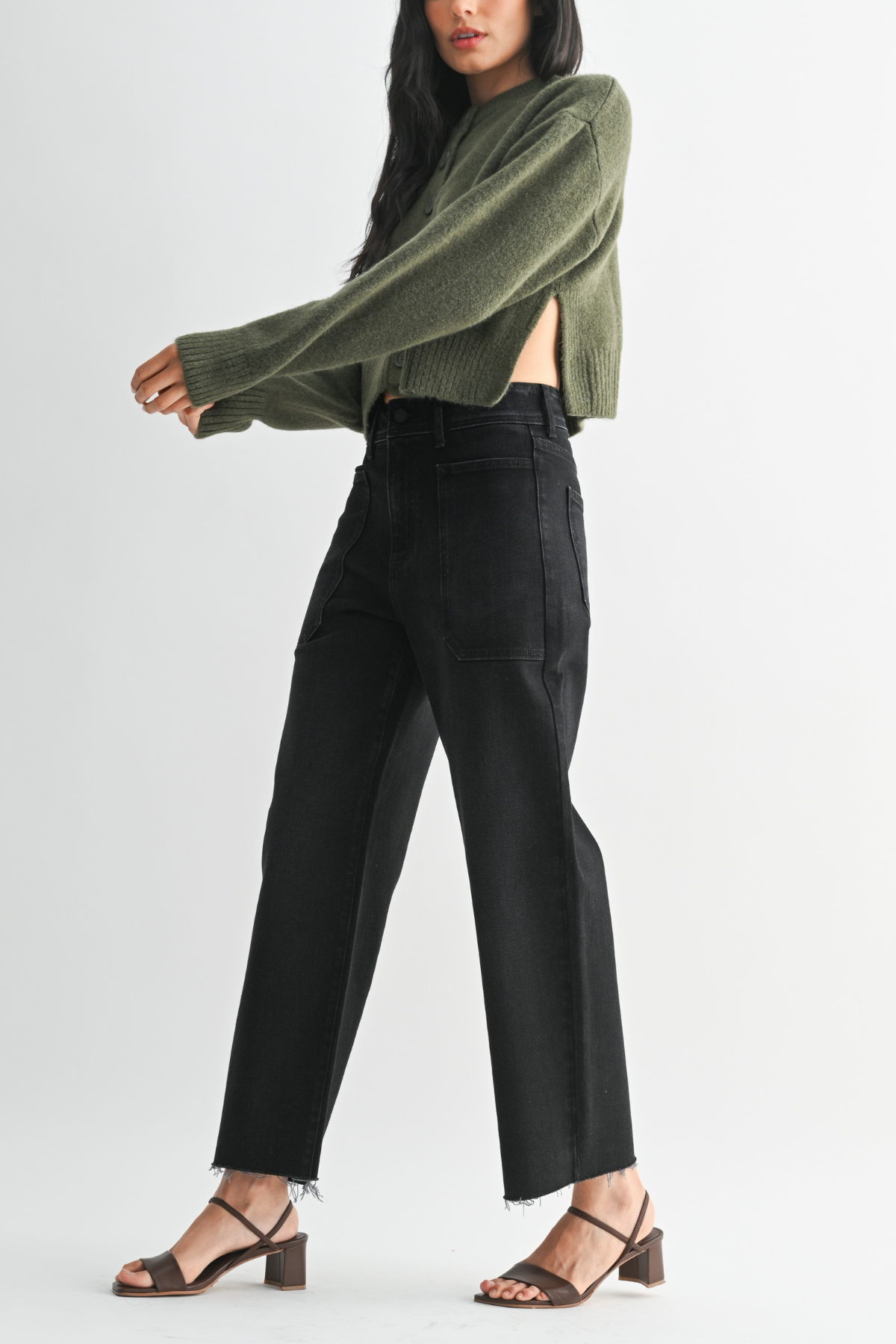 JBD Hight Rise Utility Wide Leg