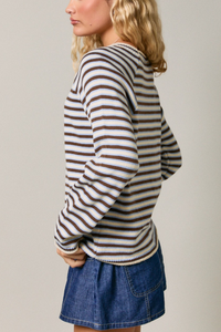 Striped Long Sleeve Sweater