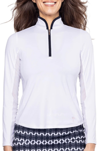 Golftini Long Sleeve Cool Girl Mock Polo