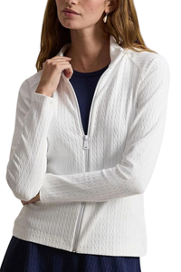 RLX Cable Knit Full Zip Pullover