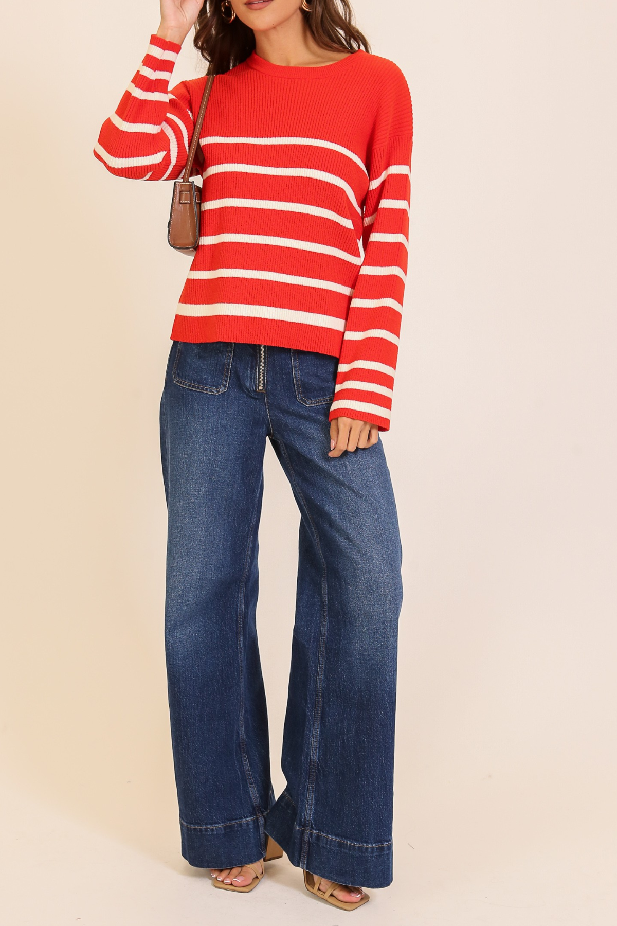 Striped Knit Sweater