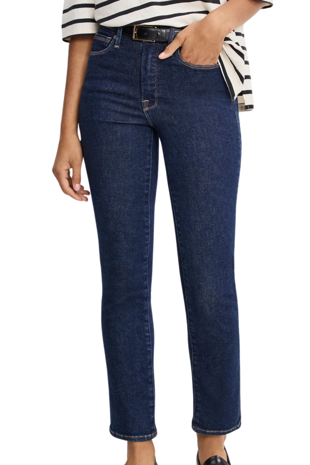 Good American Good Legs Straight Jeans