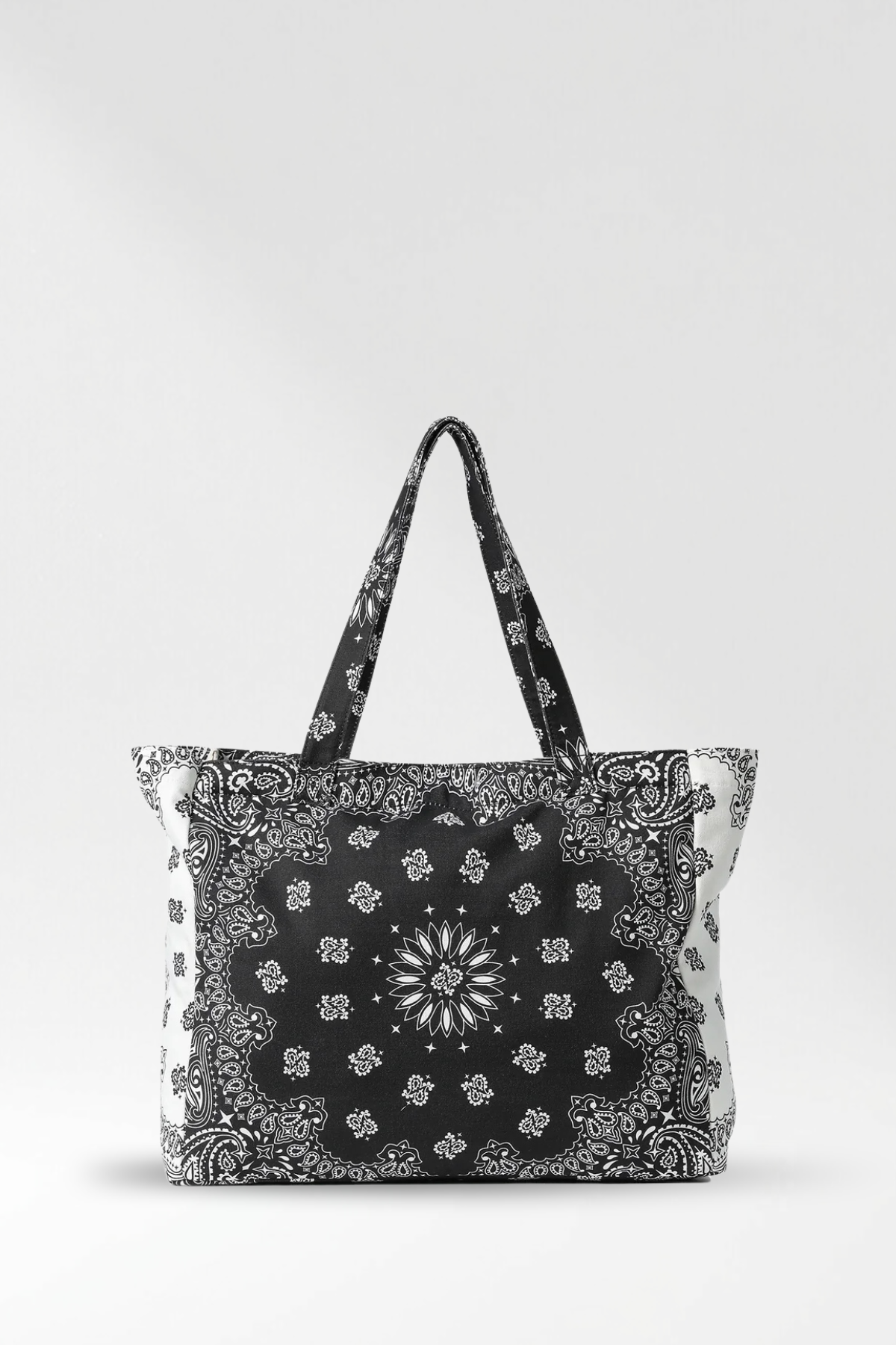 Bandana Print Canvas Tote