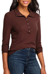 Michael Stars Issa Long Sleeve Henley