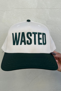 Large Letter Wasted Vintage Hat