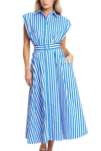 Striped Midi Dress