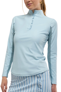 Smith & Quinn Ava Ruffle Quarter Zip