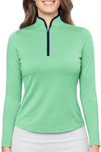 Golftini Long Sleeve Cool Girl Mock Polo