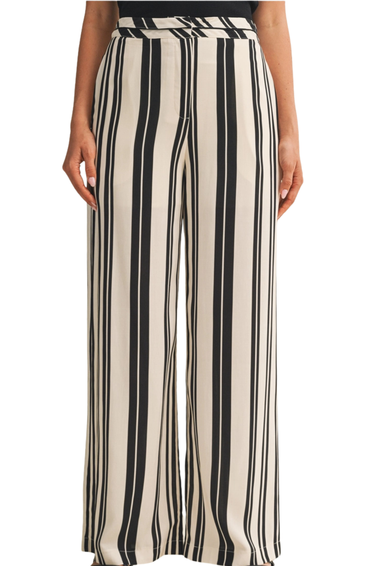 Striped Wide Leg Pants