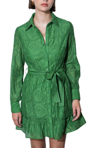 Tabitha Embroidered Mini Dress