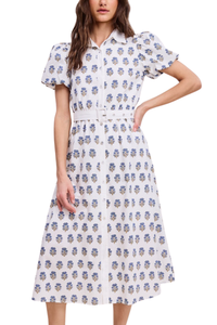 Button Down Midi Dress