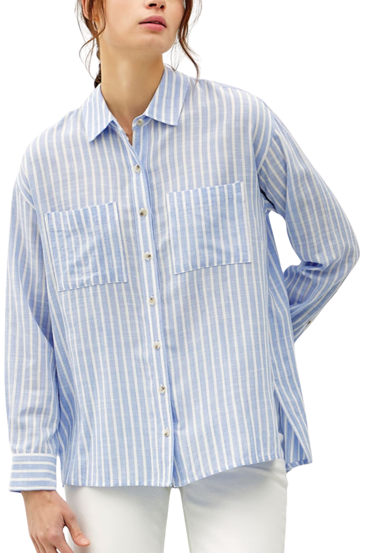 Lexi Striped Button Up Shirt