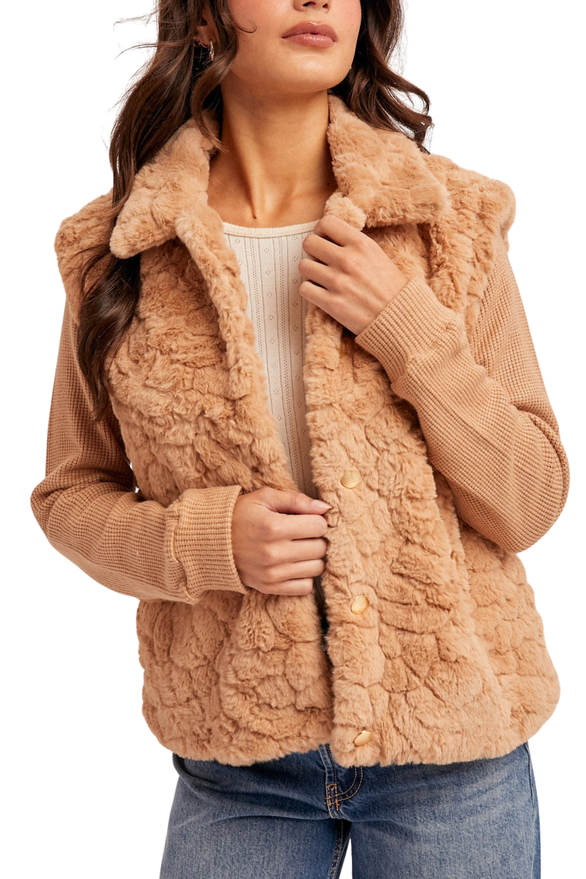 Contrast Button Down Jacket