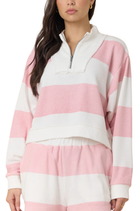 French Terry Half Zip Sweatshirt
