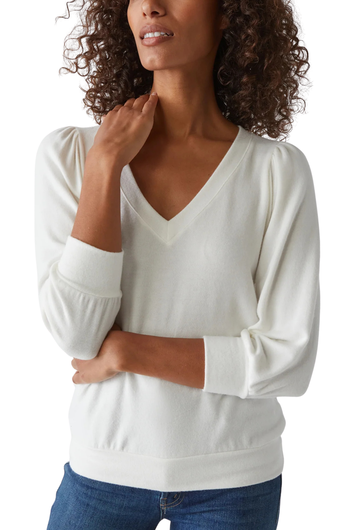 Michael Stars Gabriella V-Neck Top