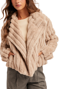 Faux Fur Crop Jacket