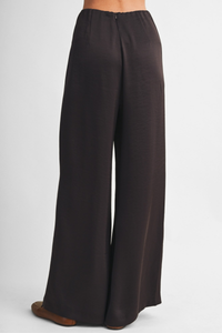 Wide Leg Pull-On Pants