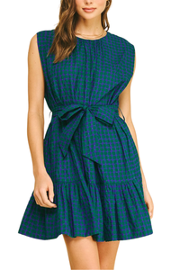 Polka Dot Tiered Mini Dress