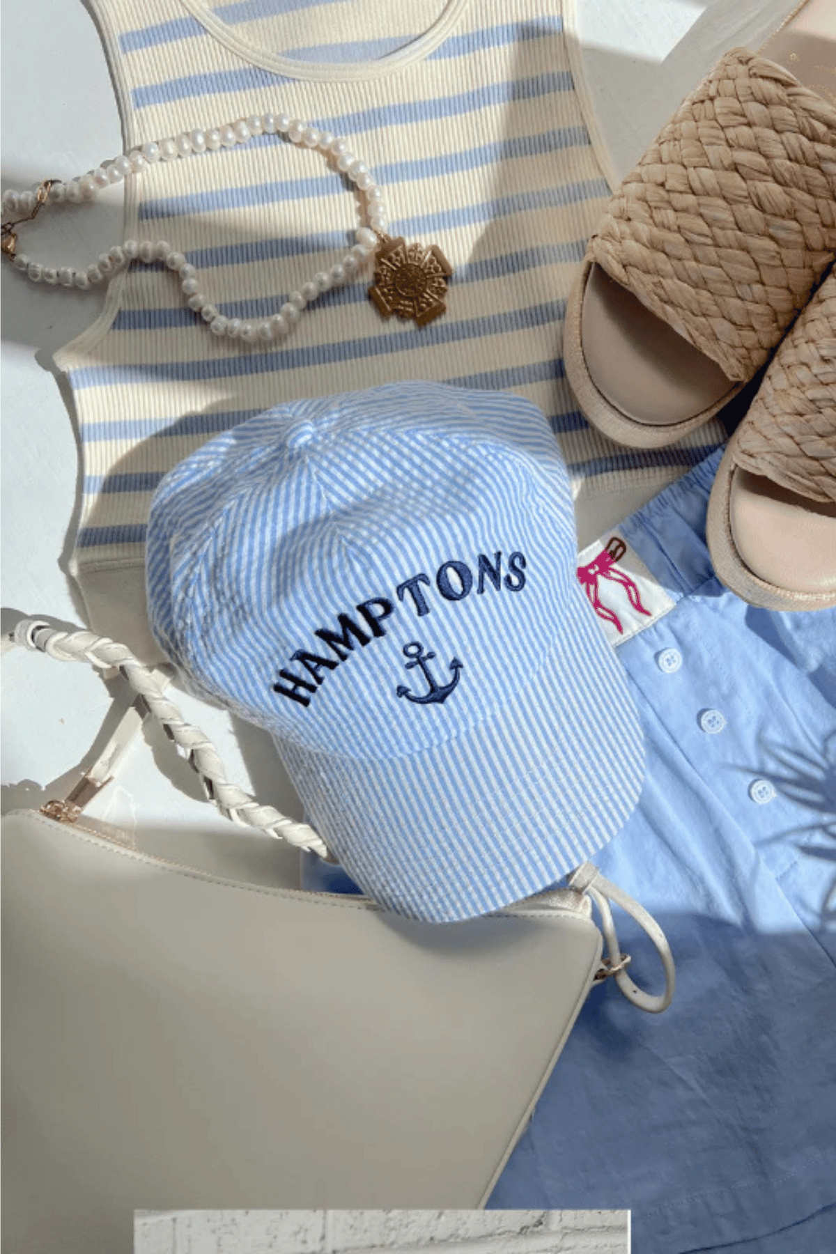 Hamptons Seersucker Hat
