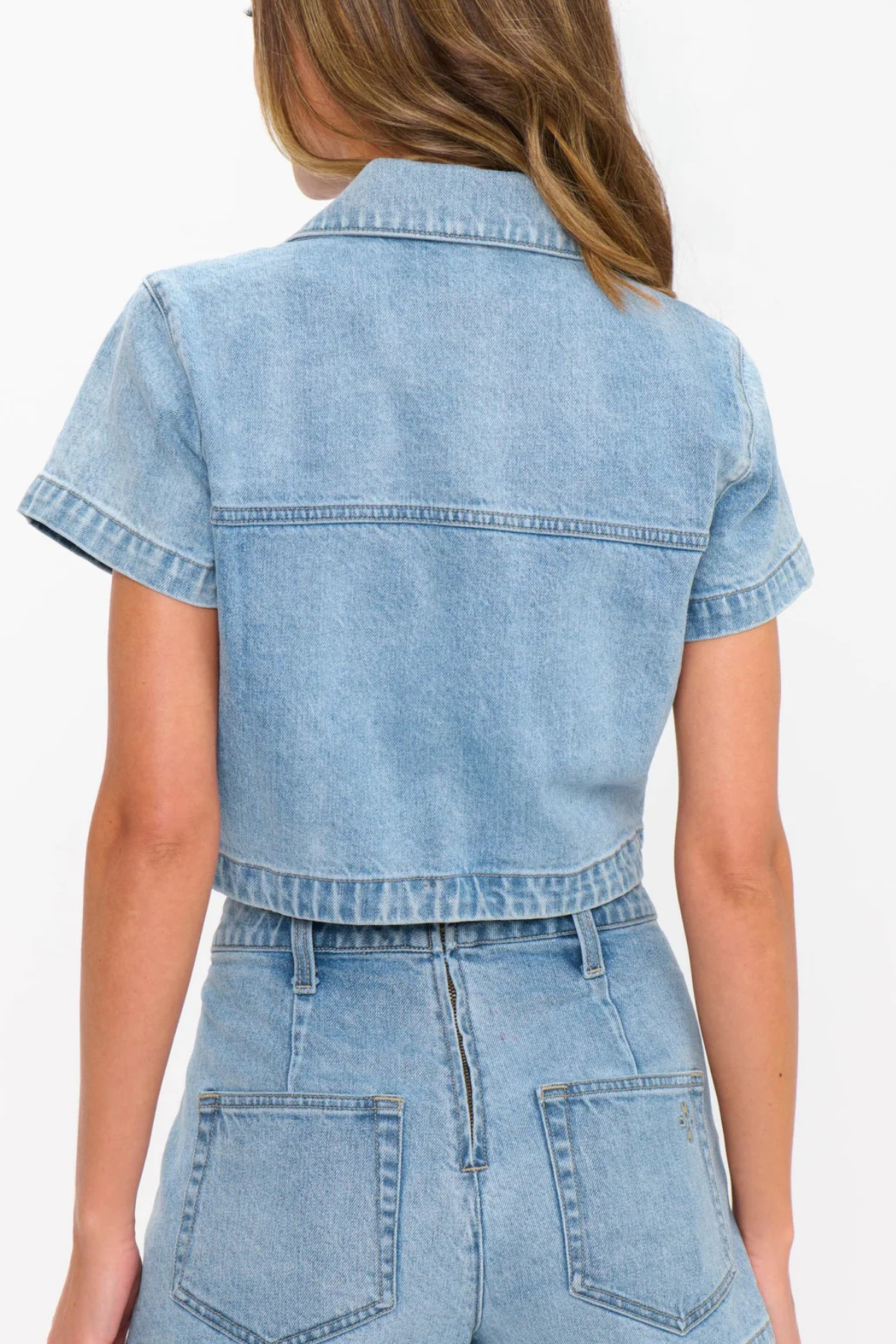 Monroe Denim Top Set