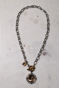 Moon and Stars Pendant Necklace
