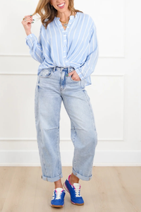SRB Striped Mix Top