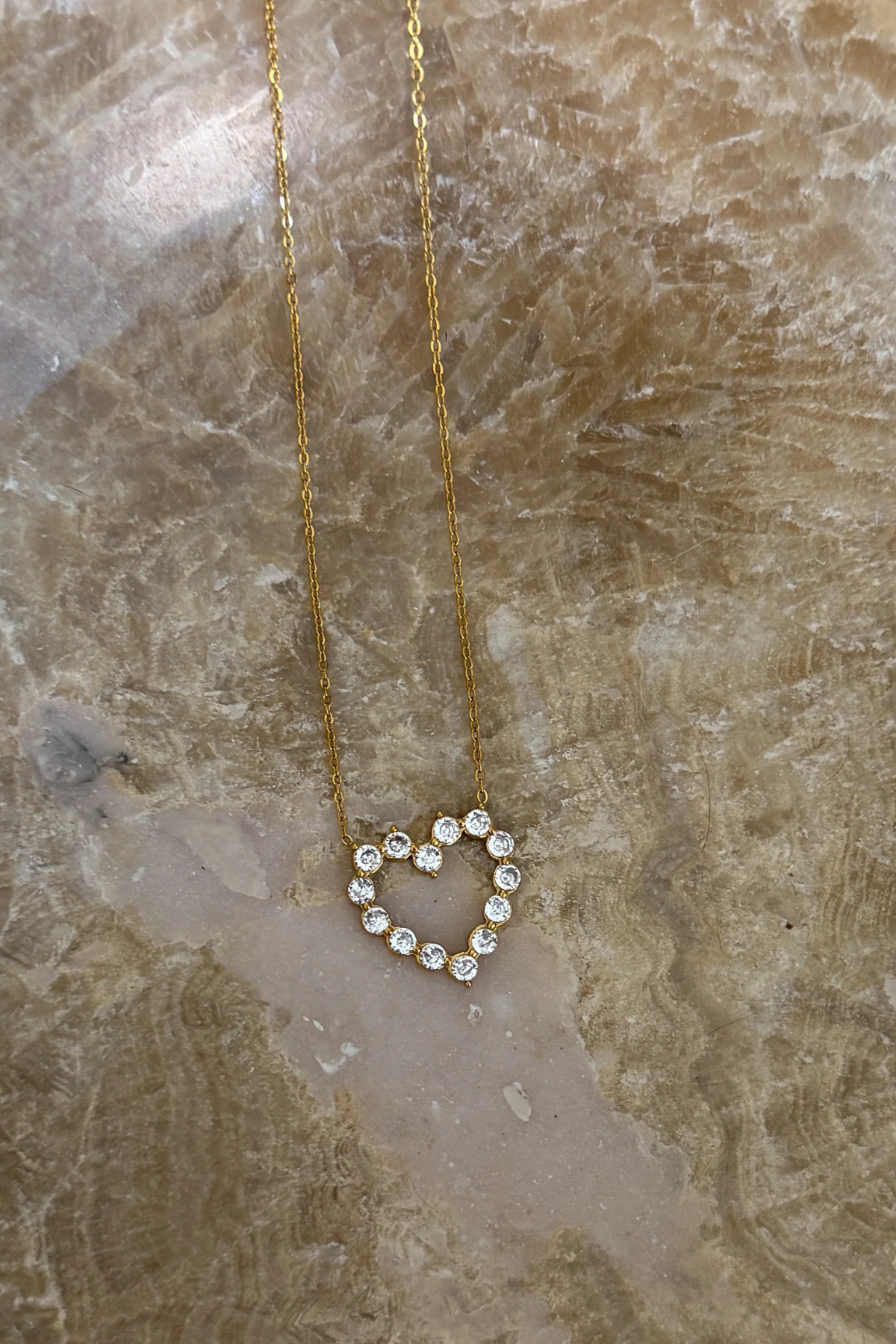 CZ Heart Necklace
