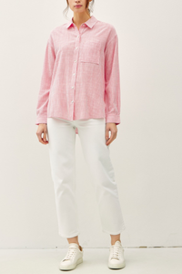 Lexi Pinstripe Button Down Shirt