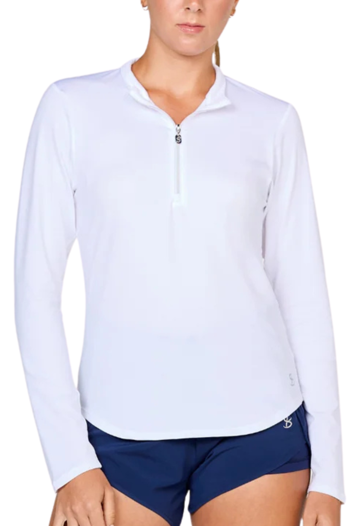 Sofibella Half Zip Long Sleeve