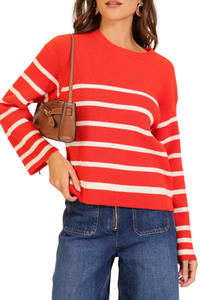 Striped Knit Sweater