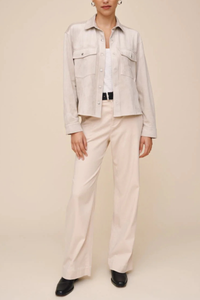 Bella Dahl Seamed Pocket Shacket