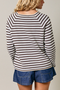 Striped Long Sleeve Sweater