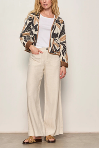 Sanctuary Linen Marine Wide Leg Pant