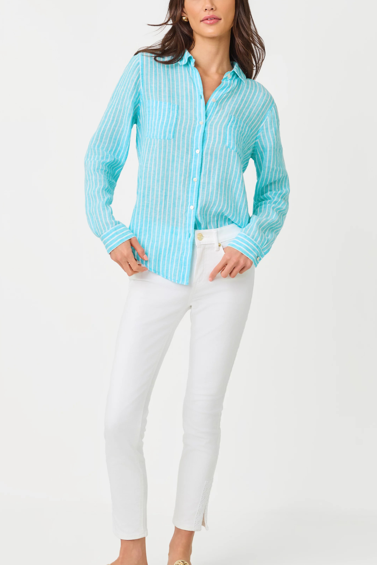 Lilly Pulitzer Sea View Button Down