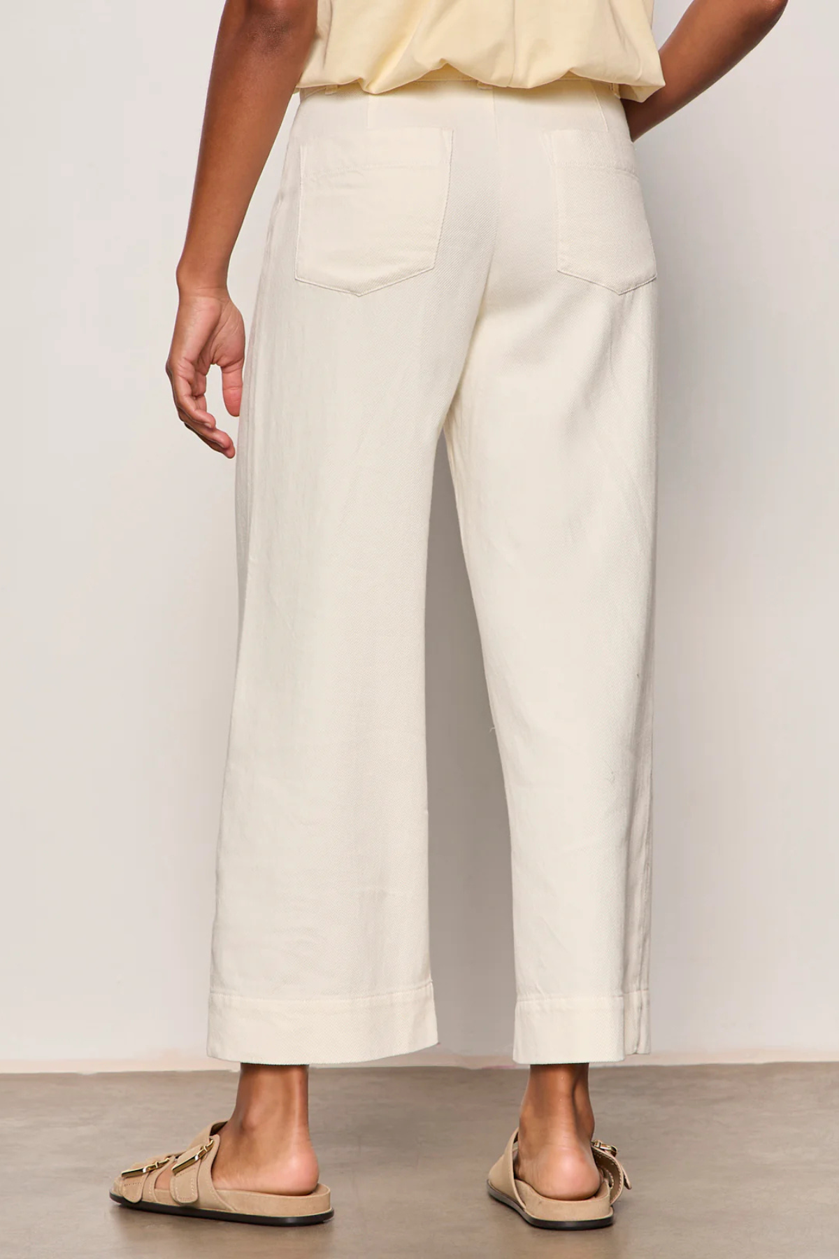 Sanctuary Soft Marine Wide Leg Crop Pant