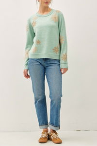 Lexi Floral Accent Sweater