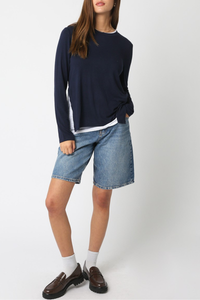 Lined Long Sleeve Top