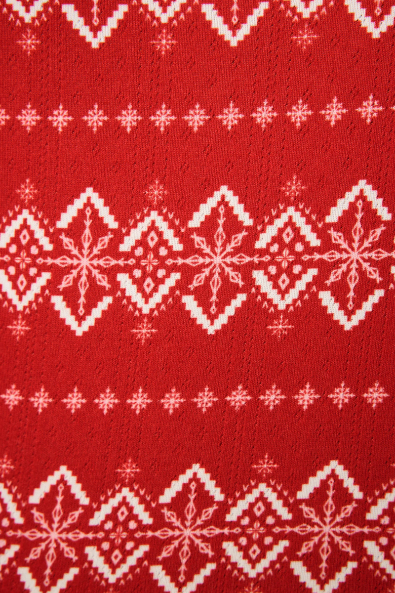P.J. Salvage Crazy For The Holidays Fairisle Print Long Sleeve