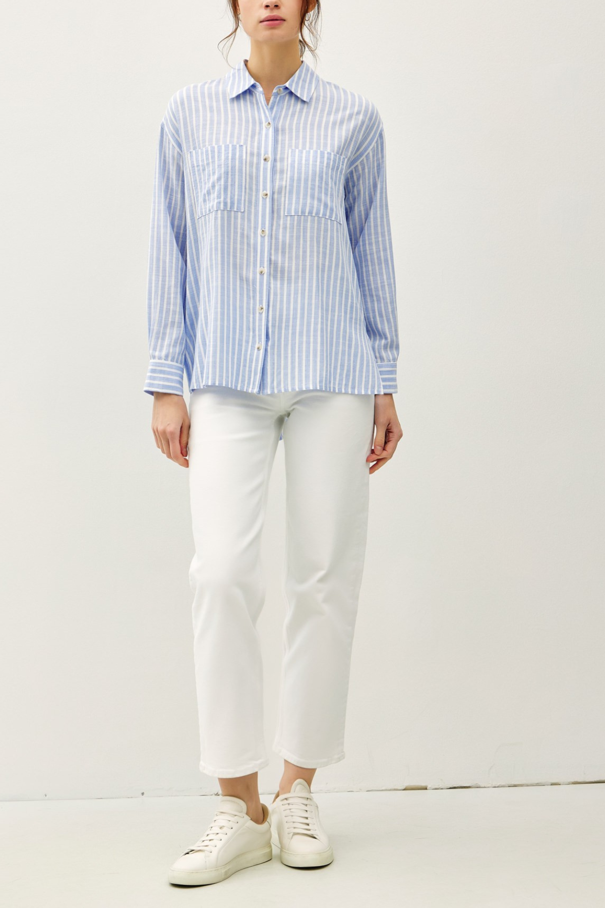 Lexi Striped Button Up Shirt