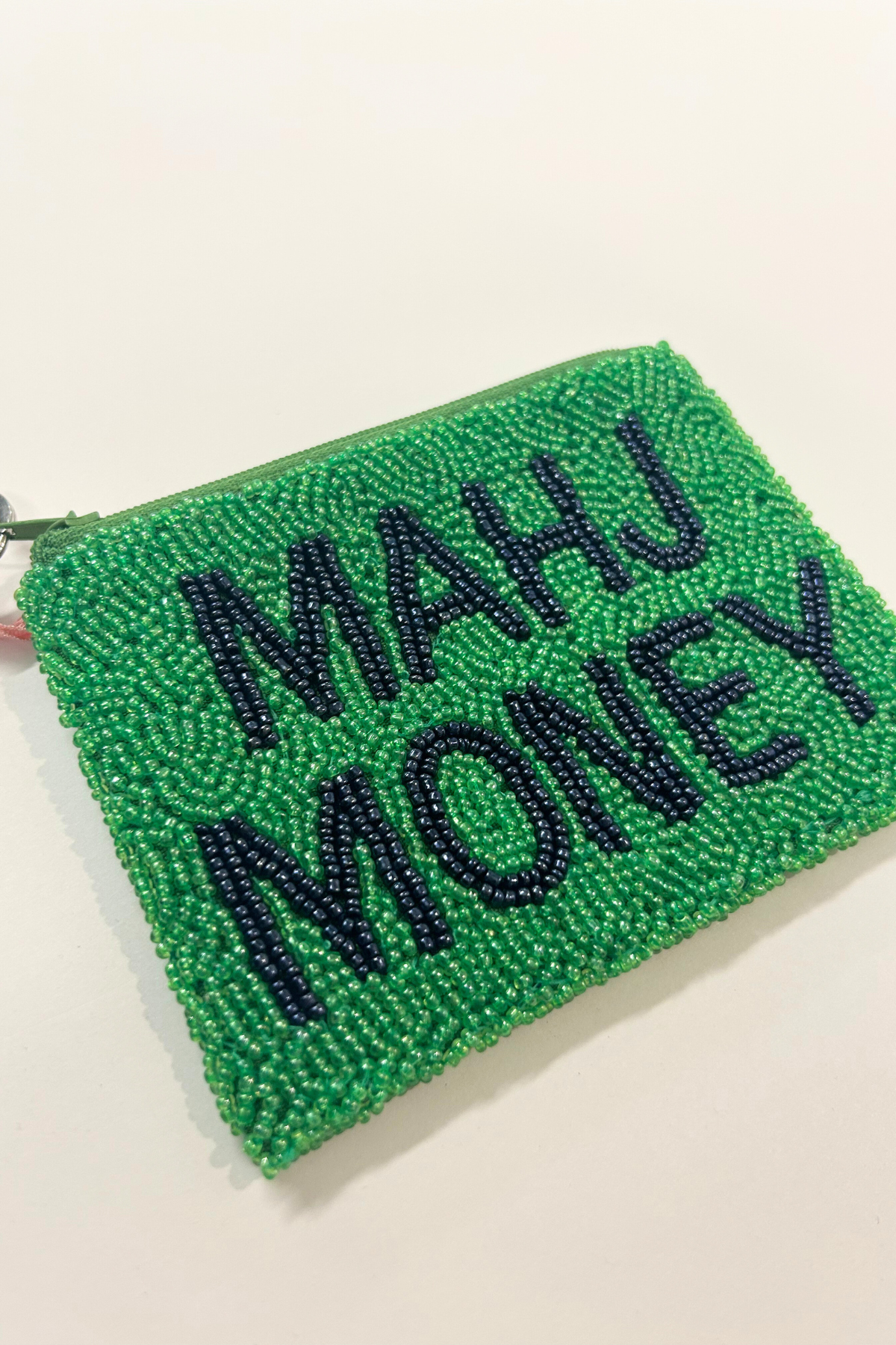Mahj Money Beaded Coin Purse