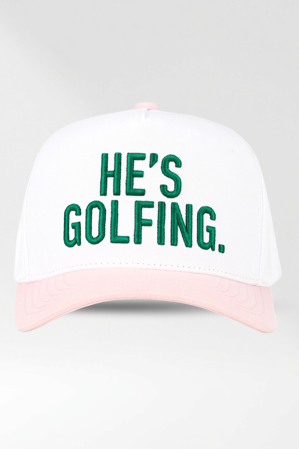 He's Golfing Vintage Trucker Hat