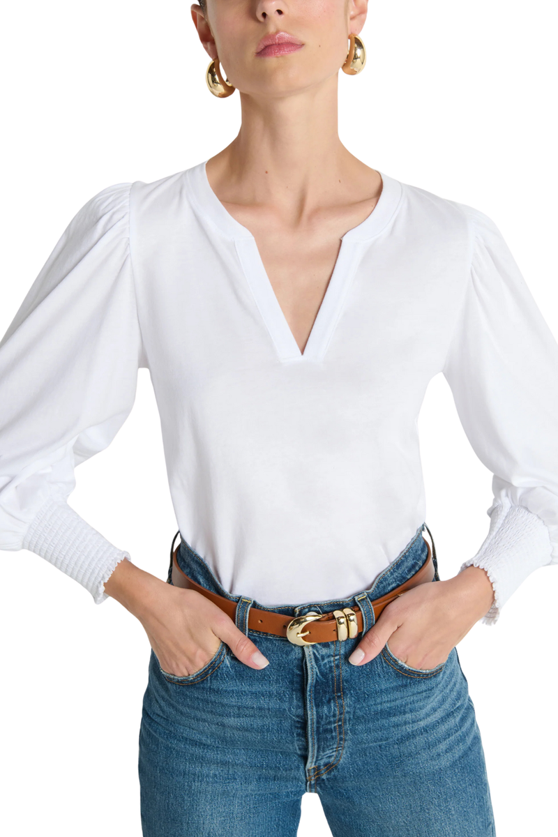 Nation Ltd Flora Peasant Tee