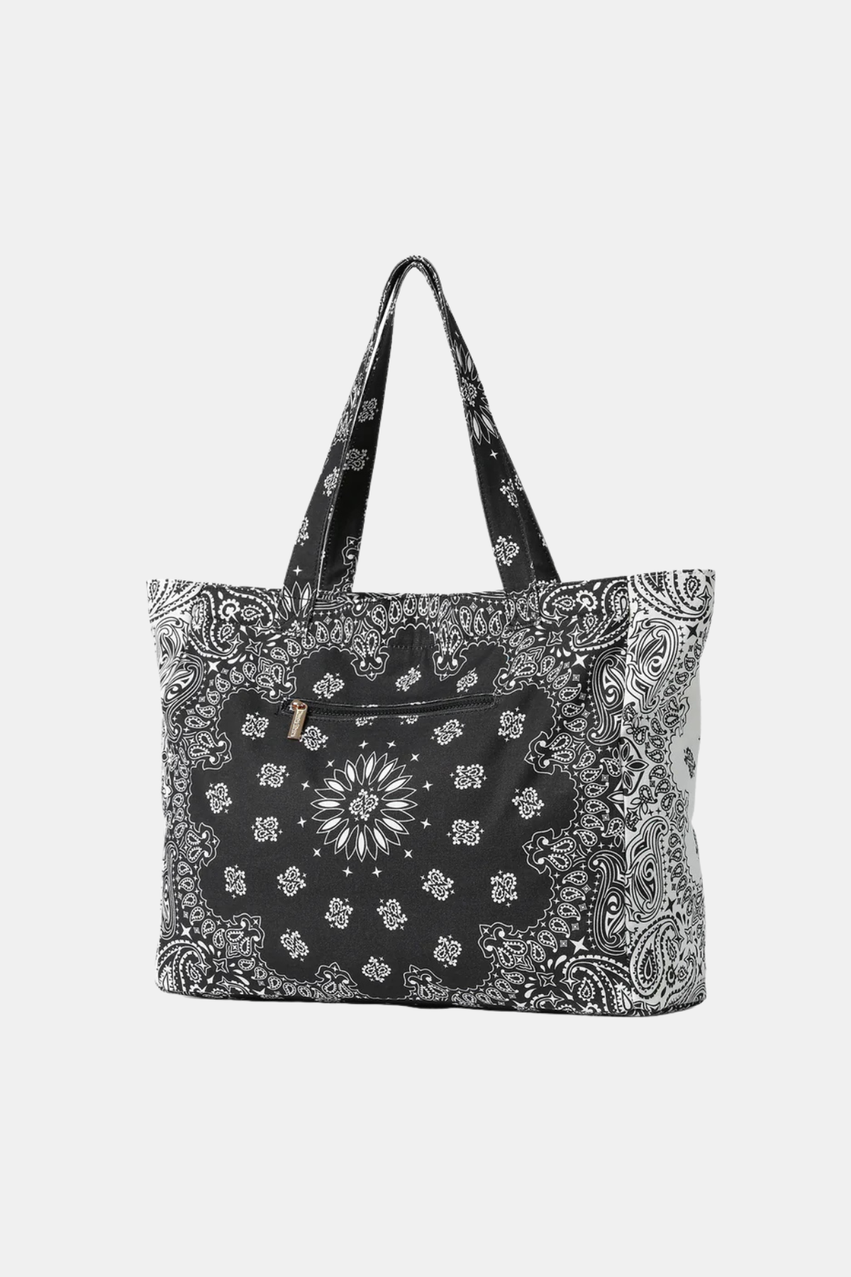 Bandana Print Canvas Tote