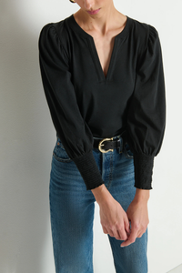 Nation Ltd Flora Peasant Tee