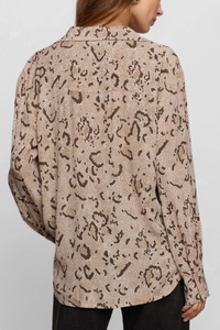 Z Supply Golden Haven Snake Button Up